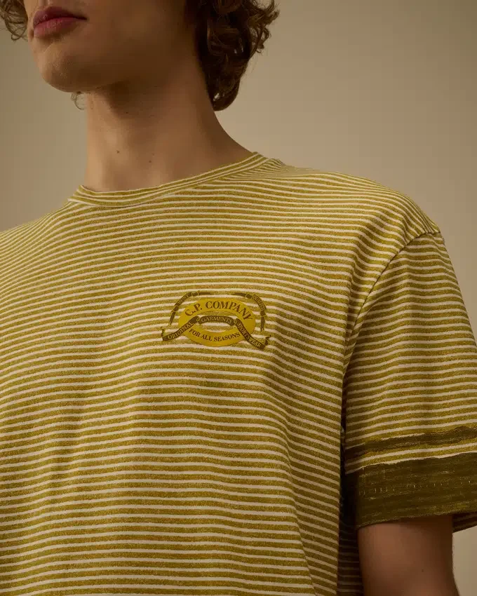 Camicie con logo a maniche corte in jersey stampato 20/1