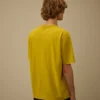 Camicie in jersey 20/1 con logo placcato