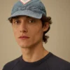 Cappellino 50 Fili sbiancato all’indaco