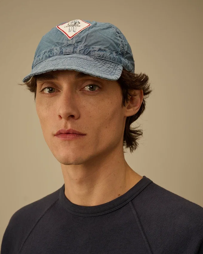 Cappellino 50 Fili sbiancato all’indaco