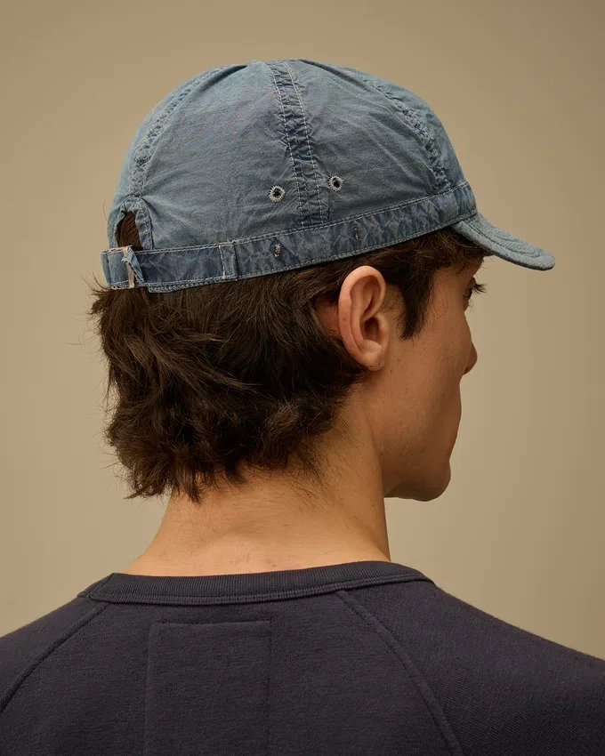 Cappellino 50 Fili sbiancato all’indaco