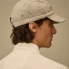 Cappellino con inserti in Rafia-R