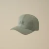 Cappellino con logo in gabardina