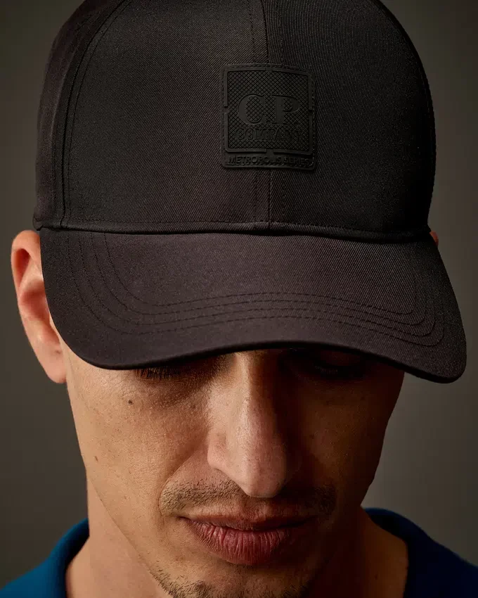 Cappellino con logo in twill di poliestere della Metropolis Series