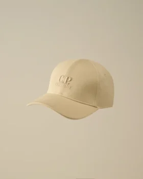 Cappellino in gabardina a contrasto