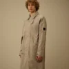 Cappotto da auto con lenti in twill a coda di pesce