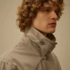Cappotto da auto con lenti in twill a coda di pesce