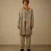 Cappotto da auto con lenti in twill a coda di pesce
