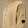 Cardigan con cerniera in cotone Sea Island Lens
