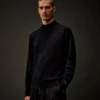 Cardigan con zip in cotone elasticizzato della Metropolis Series