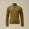 Cardigan con zip in cotone U16 con motivo a Lens
