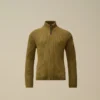 Cardigan con zip in cotone U16 con motivo a Lens
