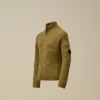 Cardigan con zip in cotone U16 con motivo a Lens