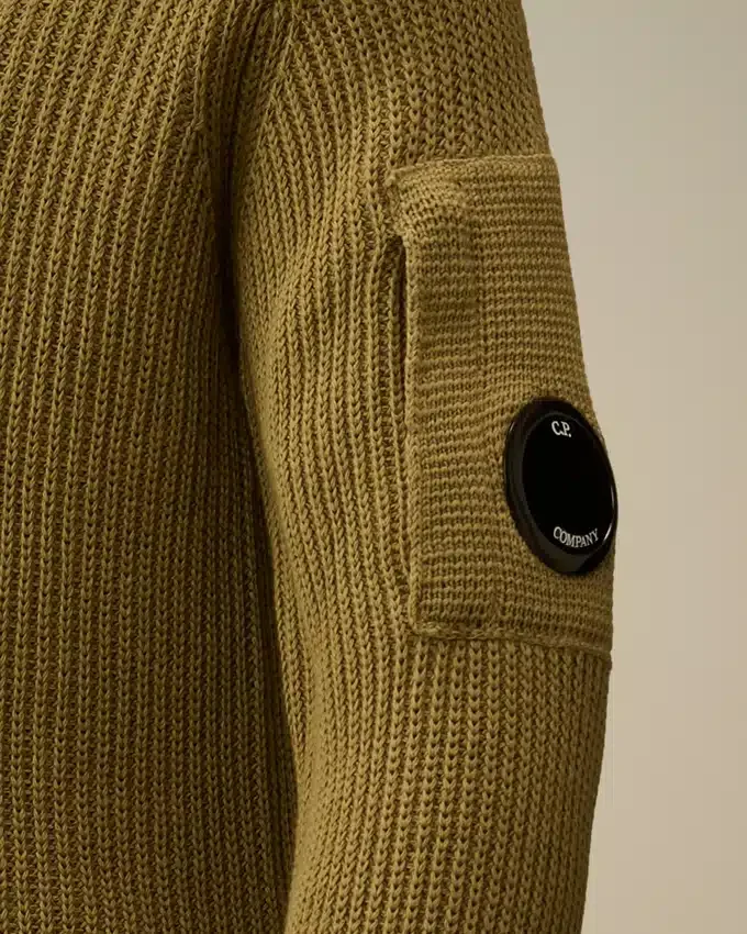 Cardigan con zip in cotone U16 con motivo a Lens