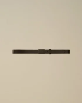 Cintura in pelle con logo