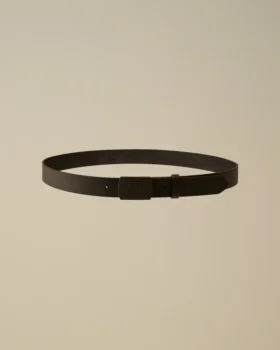 Cintura in pelle con logo