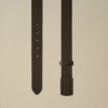 Cintura in pelle con logo