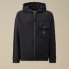 Felpa con cappuccio e zip in pile Malfilè