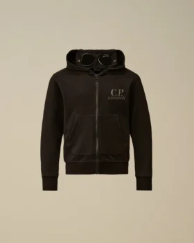 Felpa con cappuccio Goggle in pile diagonale U16 con zip