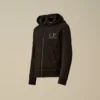 Felpa con cappuccio Goggle in pile diagonale U16 con zip