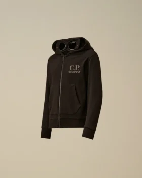 Felpa con cappuccio Goggle in pile diagonale U16 con zip