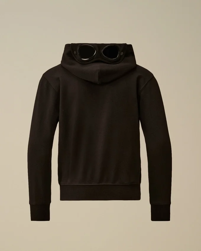 Felpa con cappuccio Goggle in pile diagonale U16 con zip