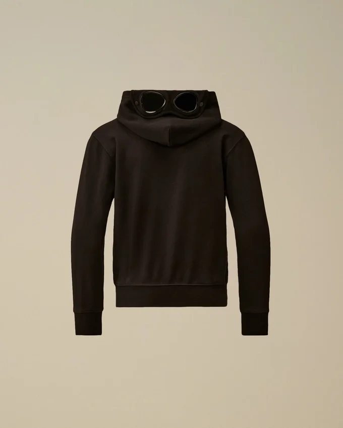Felpa con cappuccio Goggle in pile diagonale U16 con zip