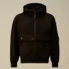 Felpa con cappuccio Lens in pile leggero misto U16