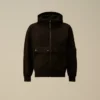 Felpa con cappuccio Lens in pile leggero misto U16