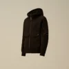 Felpa con cappuccio Lens in pile leggero misto U16