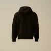 Felpa con cappuccio Lens in pile leggero misto U16