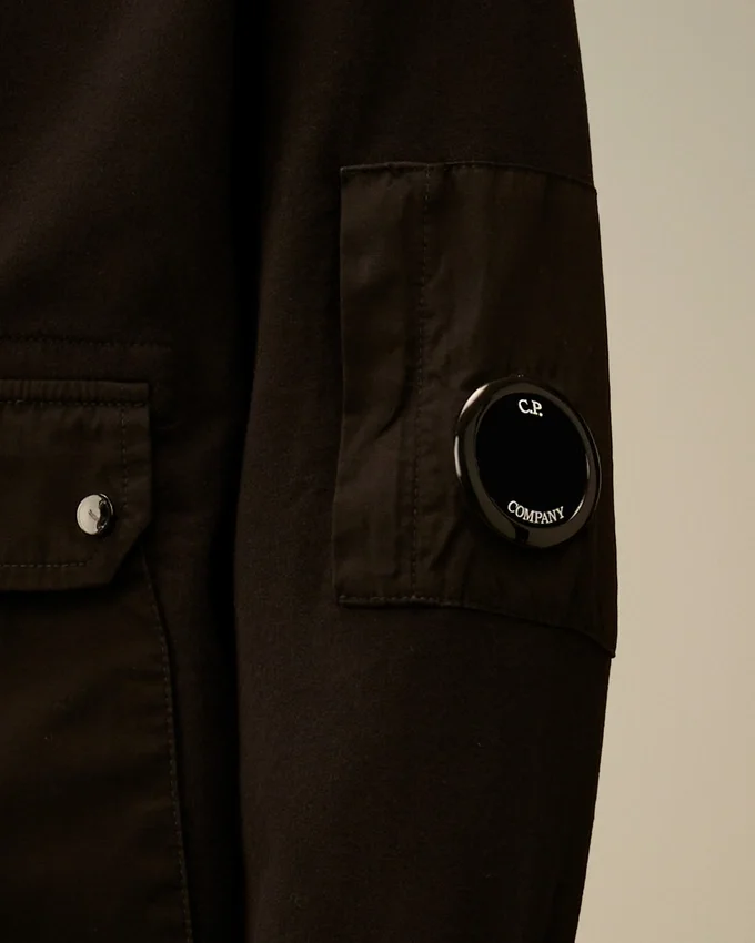 Felpa con cappuccio Lens in pile leggero misto U16