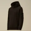 Felpa con cappuccio U16 in pile diagonale con lente