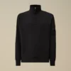Felpa leggera in pile con mezza zip Lens