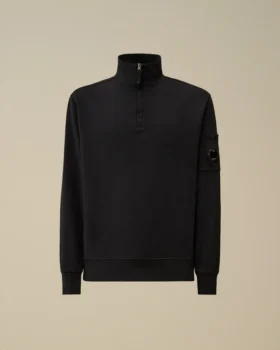 Felpa leggera in pile con mezza zip Lens