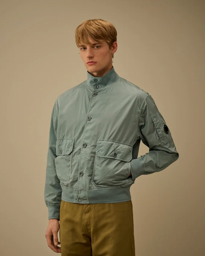 Giacca bomber con bottoni Chrome-R
