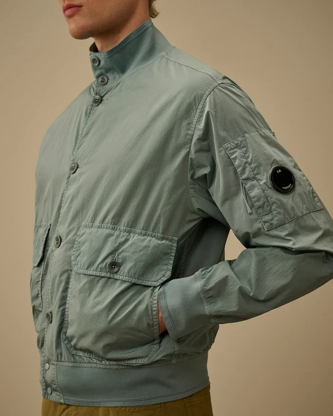 Giacca bomber con bottoni Chrome-R