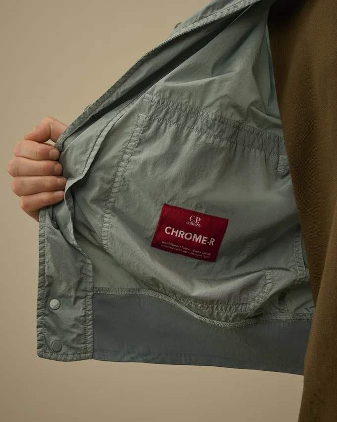 Giacca bomber con bottoni Chrome-R