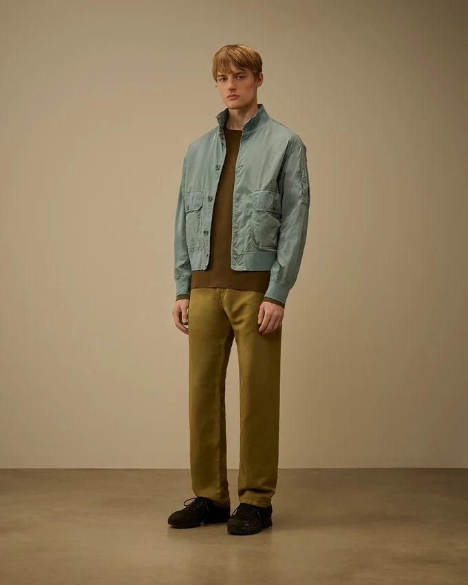 Giacca bomber con bottoni Chrome-R