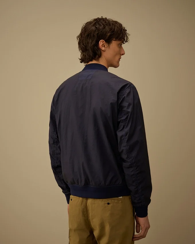 Giacca bomber con lenti in tessuto misto Bi-TM