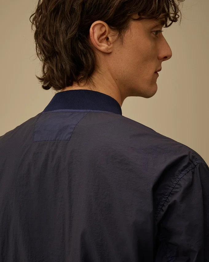 Giacca bomber con lenti in tessuto misto Bi-TM