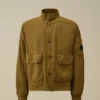 Giacca bomber in twill spezzato con Lens