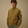 Giacca bomber in twill spezzato con Lens