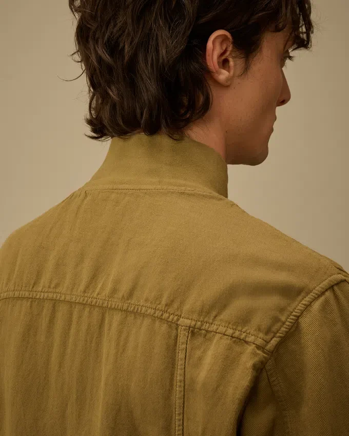Giacca bomber in twill spezzato con Lens