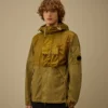 Giacca con cappuccio e lenti in Flatt Nylon misto