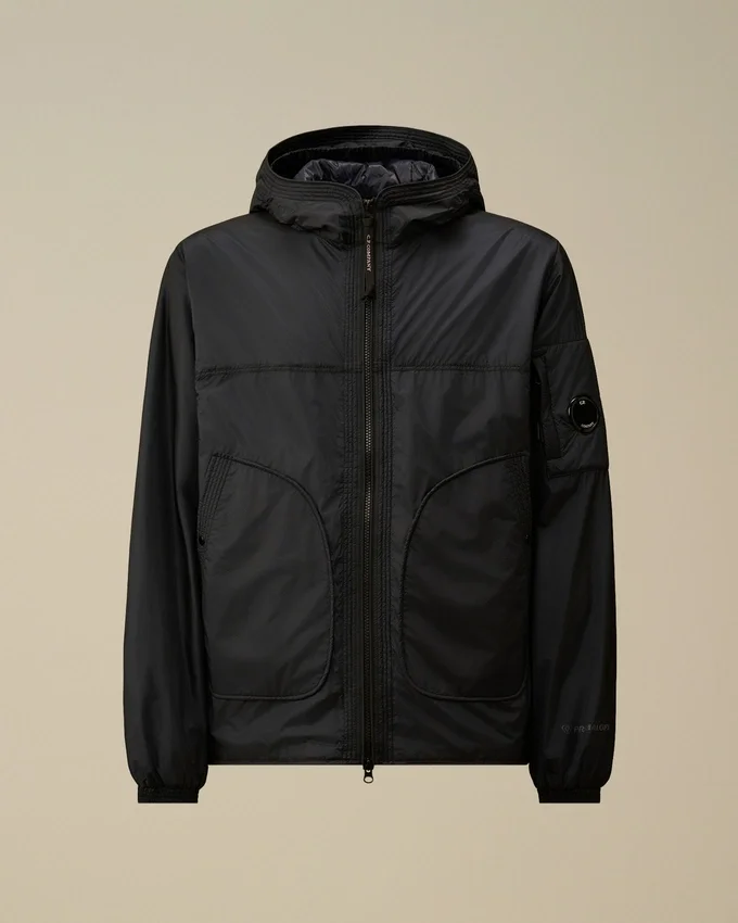 Giacca con cappuccio e lenti “Nada Shield” ripiegabile in Primaloft® Evolve