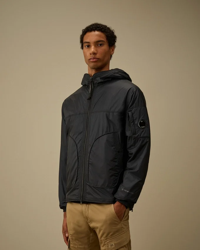 Giacca con cappuccio e lenti “Nada Shield” ripiegabile in Primaloft® Evolve