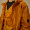 Giacca con cappuccio in twill Lens