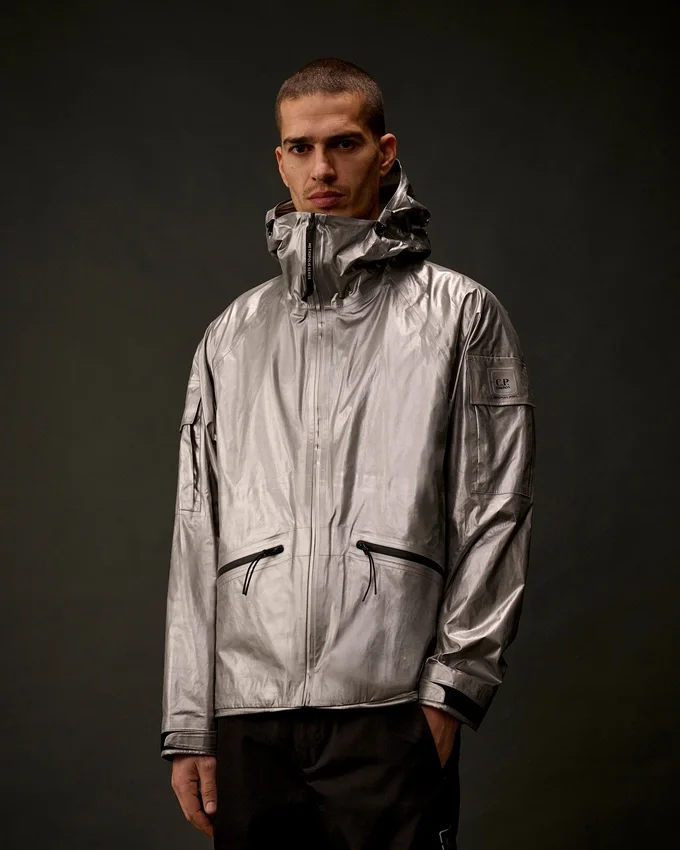 Giacca con cappuccio Nano Titanium della Metropolis Series