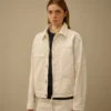 Giacca con zip in denim Bull